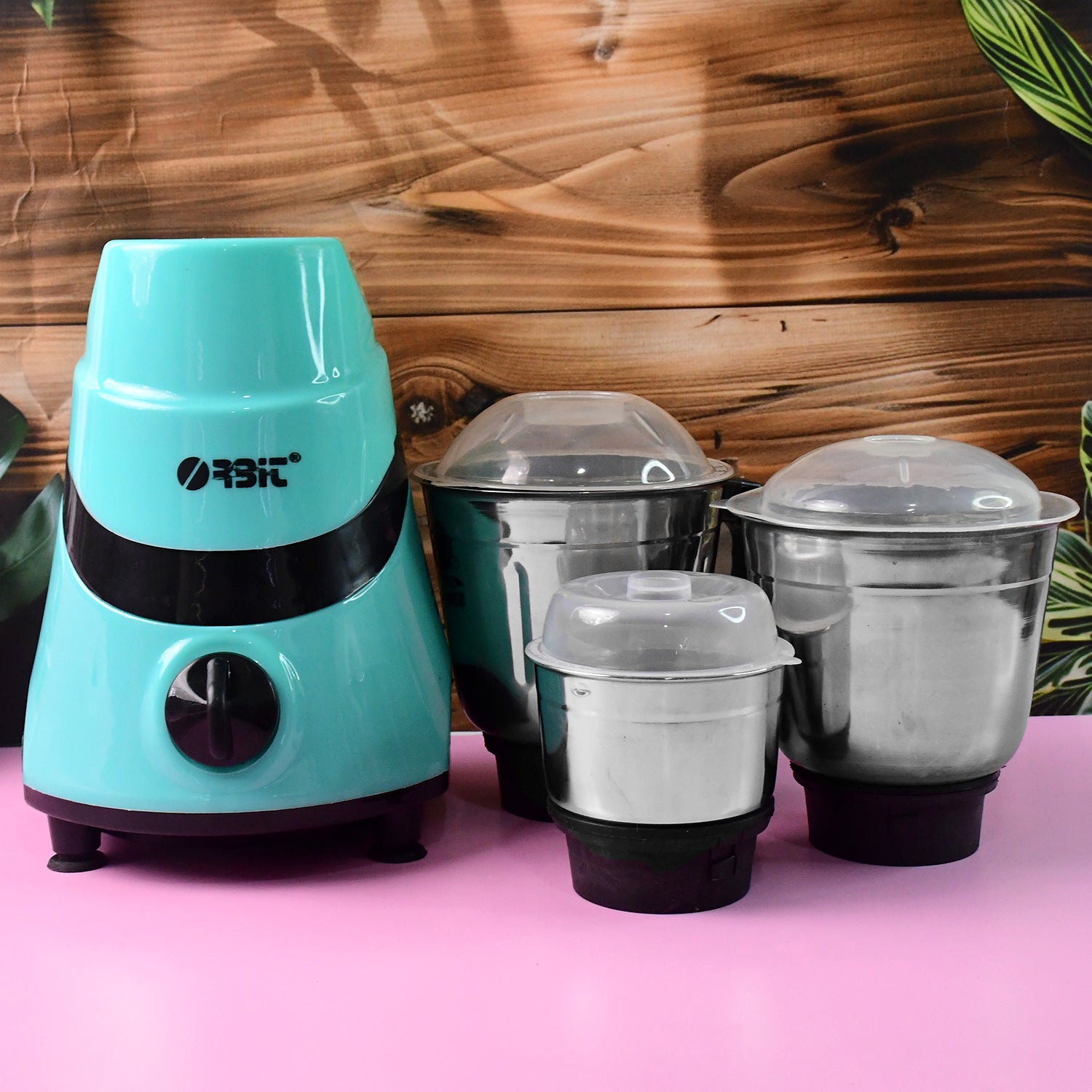 Orbit 550W Mixer Grinder with 3 Stainless Steel Jars