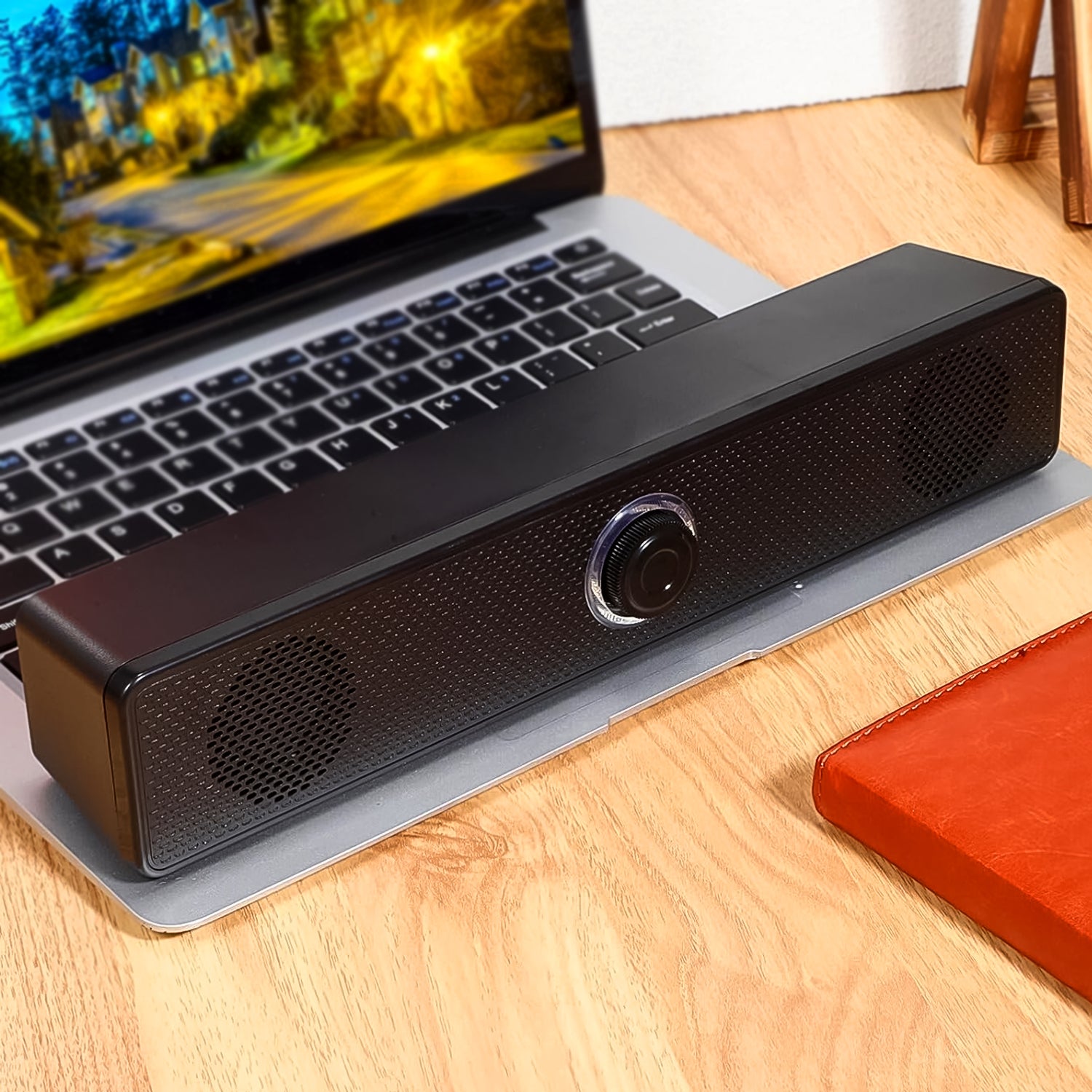 USB Powered Desktop Speaker – Wired Plug & Play Computer Speaker (1 Pc)