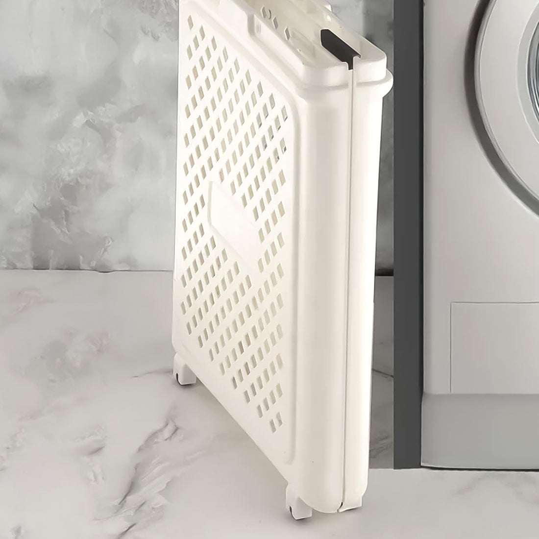 Large Foldable Laundry Basket with Wheels – Easy Storage & Portability