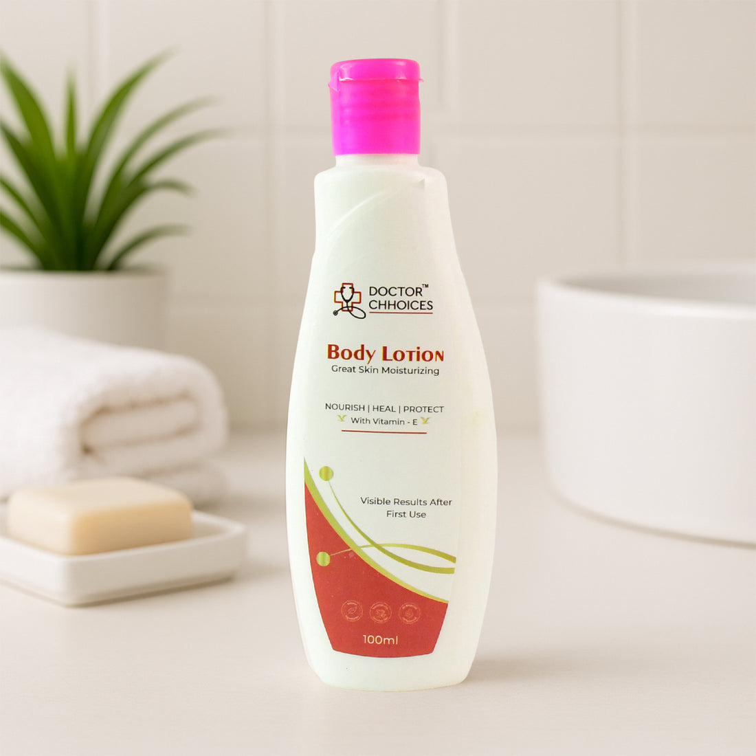 Doctor Choices Vitamin E Body Lotion – 100ml Hydrating Care