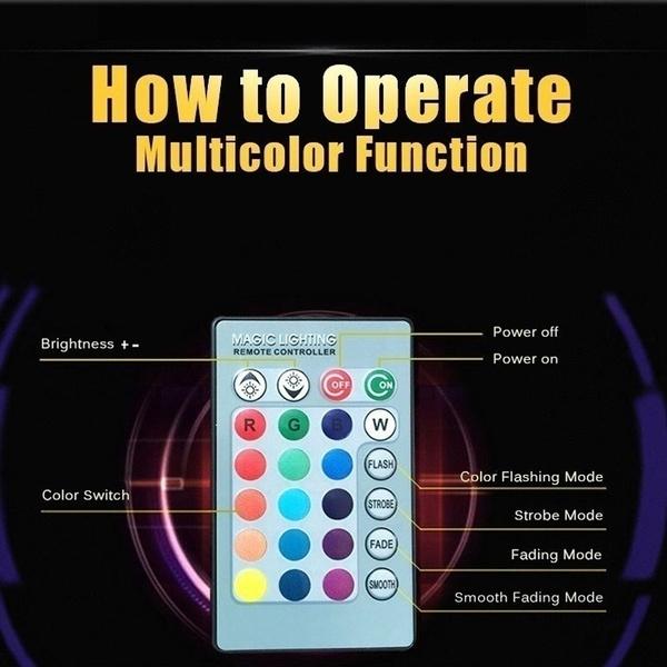 12W Wireless Bluetooth LED Bulb with Multicolor Music Sync & Remote