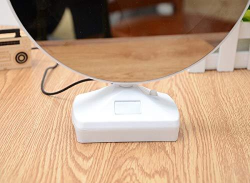 2-in-1 Plastic Mirror & Photo Frame with LED Light