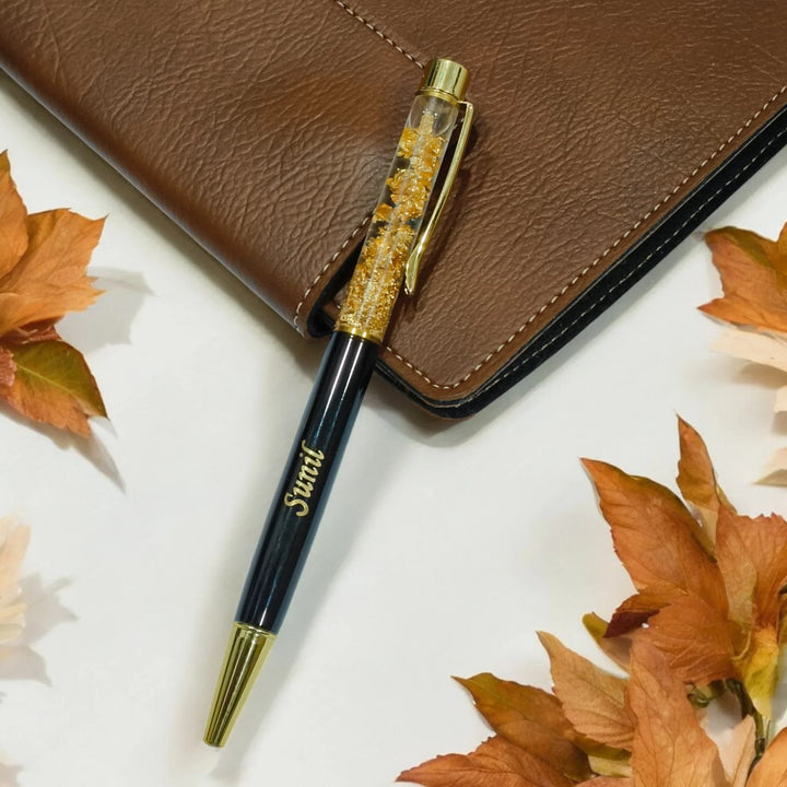 Gold Crystal Pen – Elegant Ballpoint Pen for Writing & Gifting