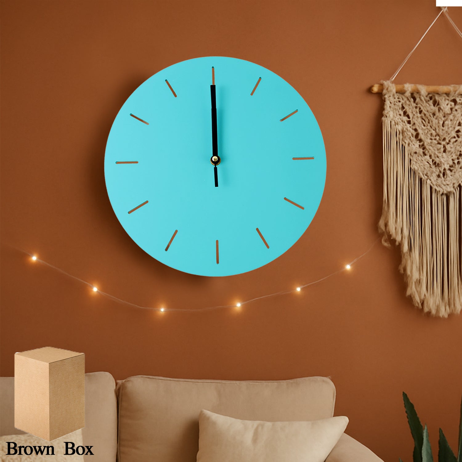 Contemporary Minimalist Wall Clock – Sleek & Modern Design (1 Pc)