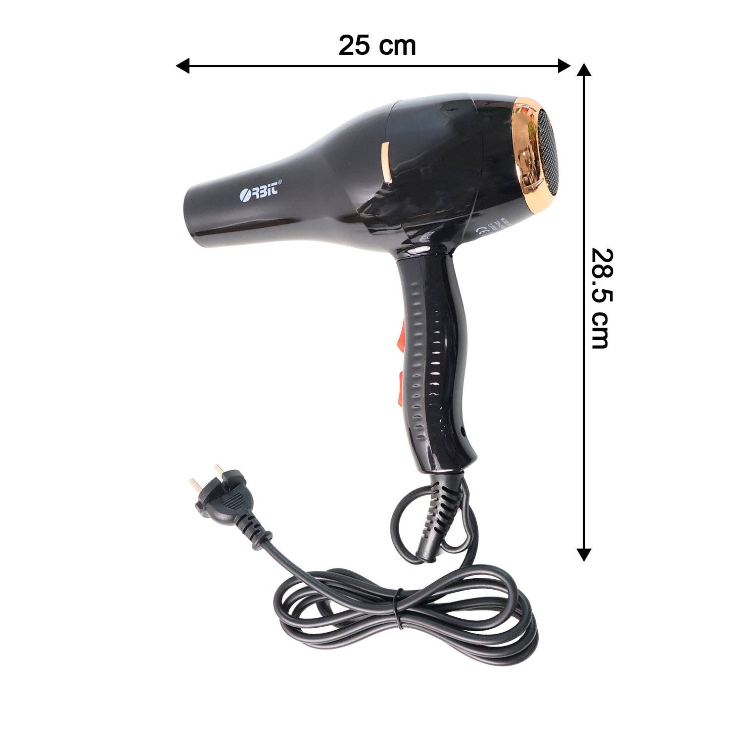 Orbit Professional Electric Hair Dryer – With Concentrator Nozzle (1 Pc)