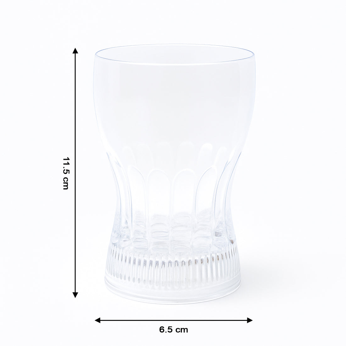 200ml LED Light-Up Fancy Plastic Glass – Color Changing (1 Pc)