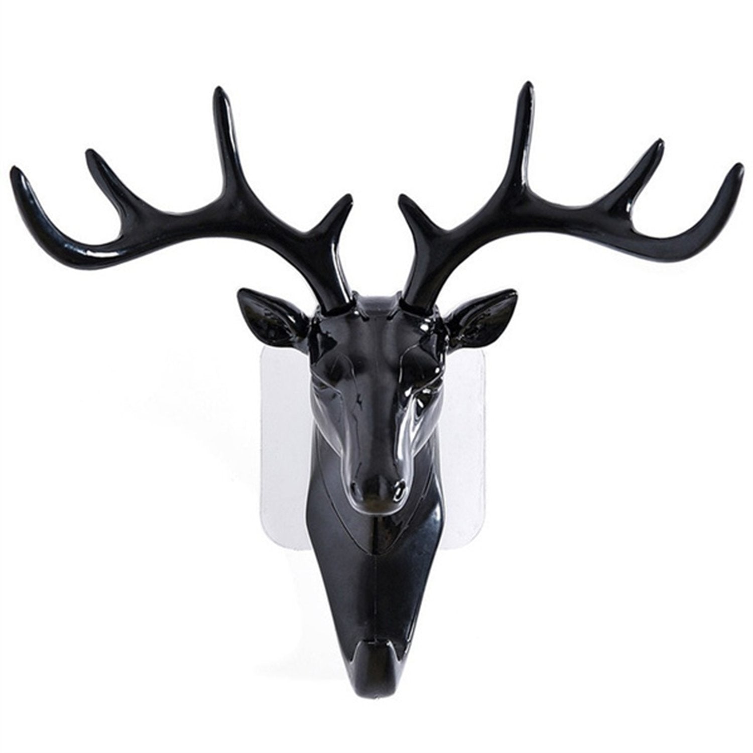 Deer Head Wall Hook Hanger – Self-Adhesive Door Hook for Coat, Keys, & Accessories