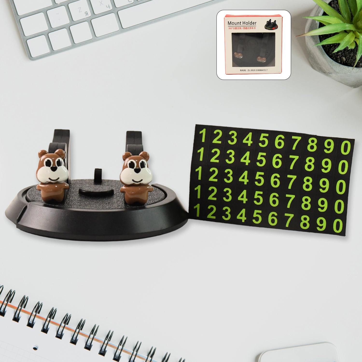 Multipurpose Car Dashboard Phone Holder Stand – Adjustable (1 Pc)