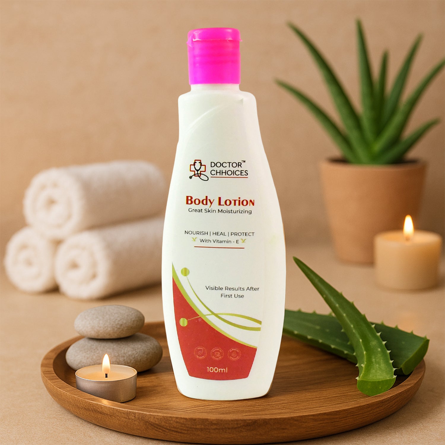 Doctor Choices Vitamin E Body Lotion – 100ml Hydrating Care