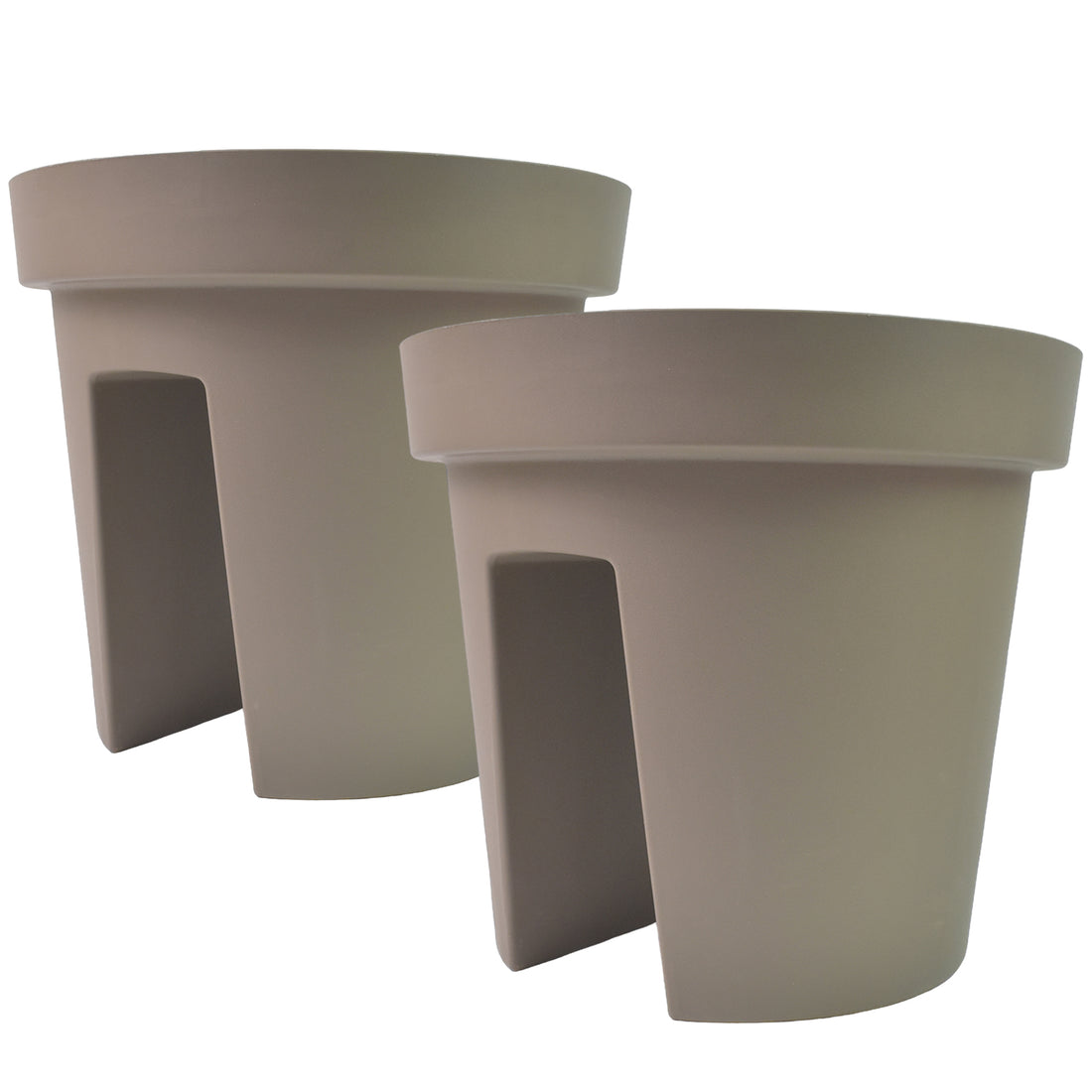 Creative Balcony Flower Pot Holder Set – 2 Pc Stylish Plant Holders