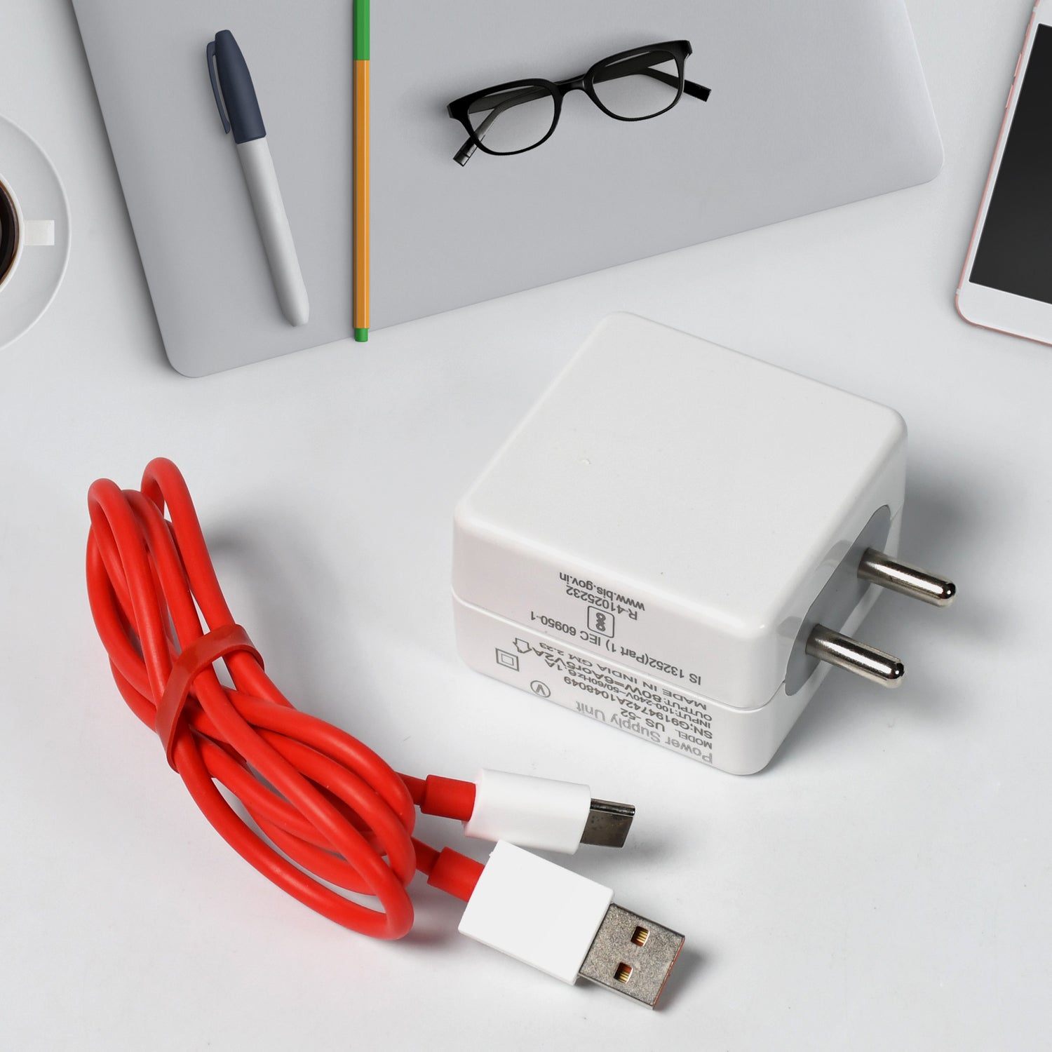 Super Fast Charger with Cable – For iPhone, Android & Tablets