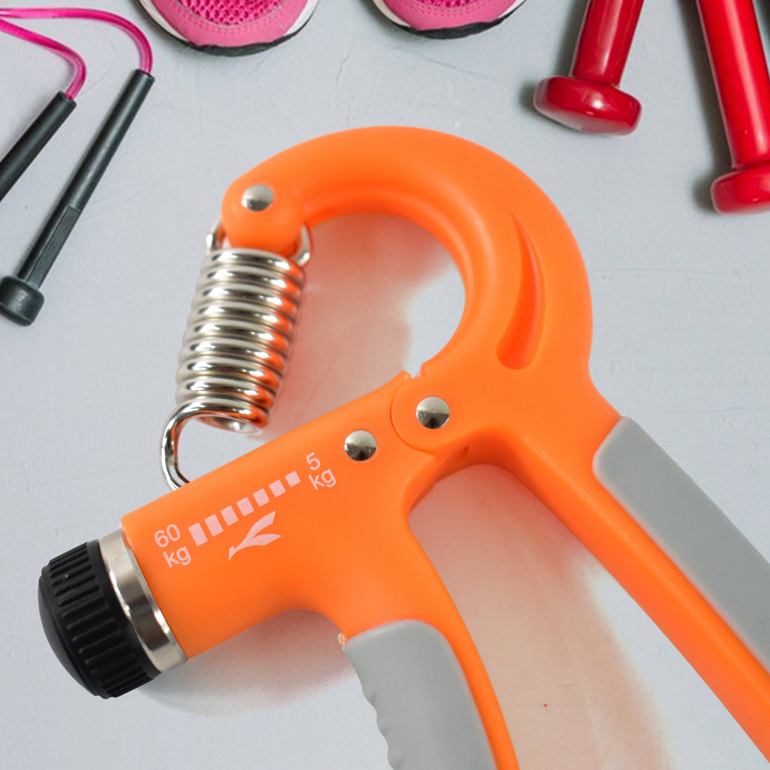 Adjustable Hand Grip Strengthener (5kg to 60kg Resistance, 1 Pc)