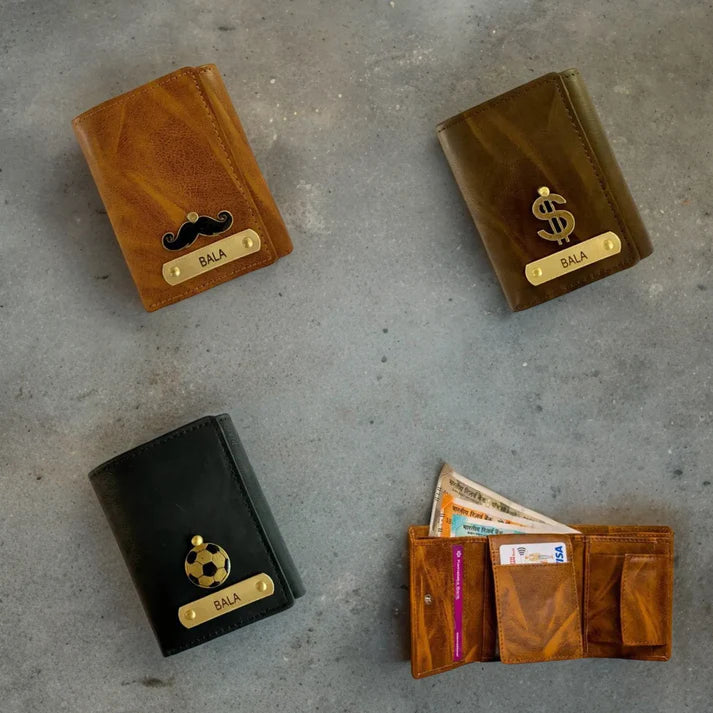 Trifold Men's Wallet – Stylish & Compact Leather Wallet for Men