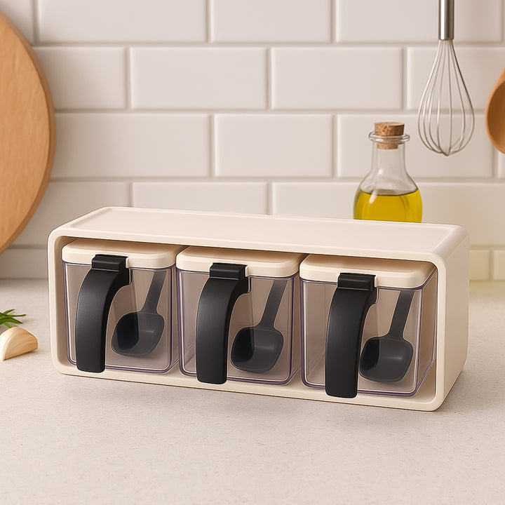 Grinss Modular Spice Storage Box Set – 3 Pc
