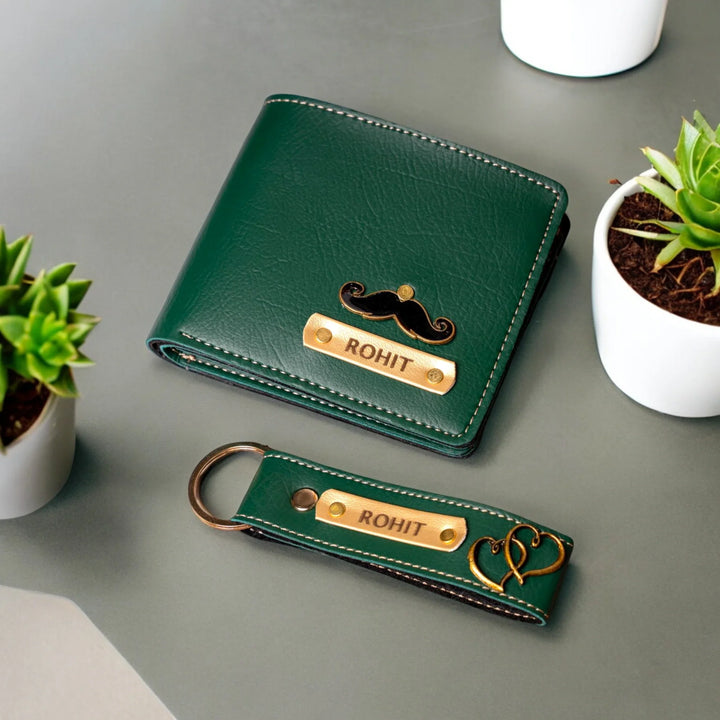 Premium Nexon Wallet & Keychain – Stylish Leather Gift Set for Men