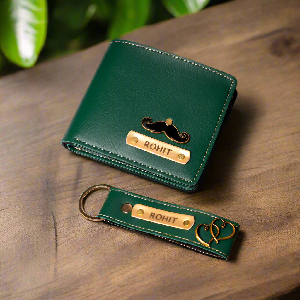 Premium Nexon Wallet & Keychain – Stylish Leather Gift Set for Men
