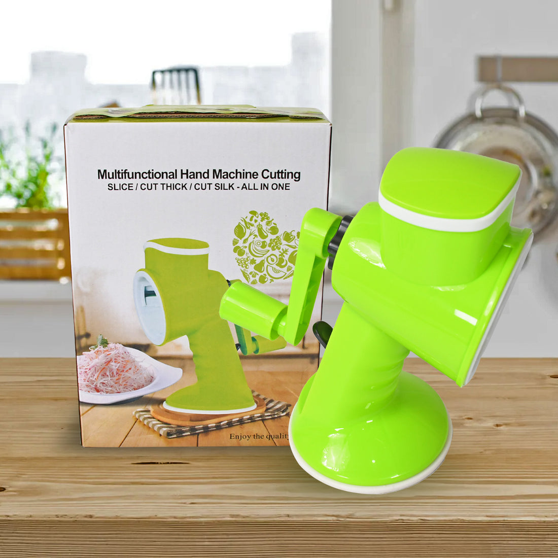 6-in-1 Multi-Function Vegetable Cutter & Slicer with 6 Blades