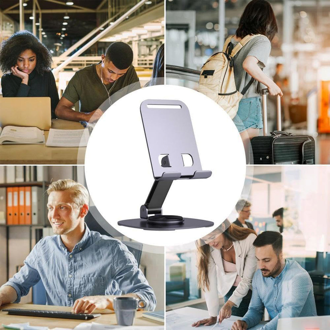 360° Rotatable Foldable Mobile Stand Adjustable Holder 1 Pc