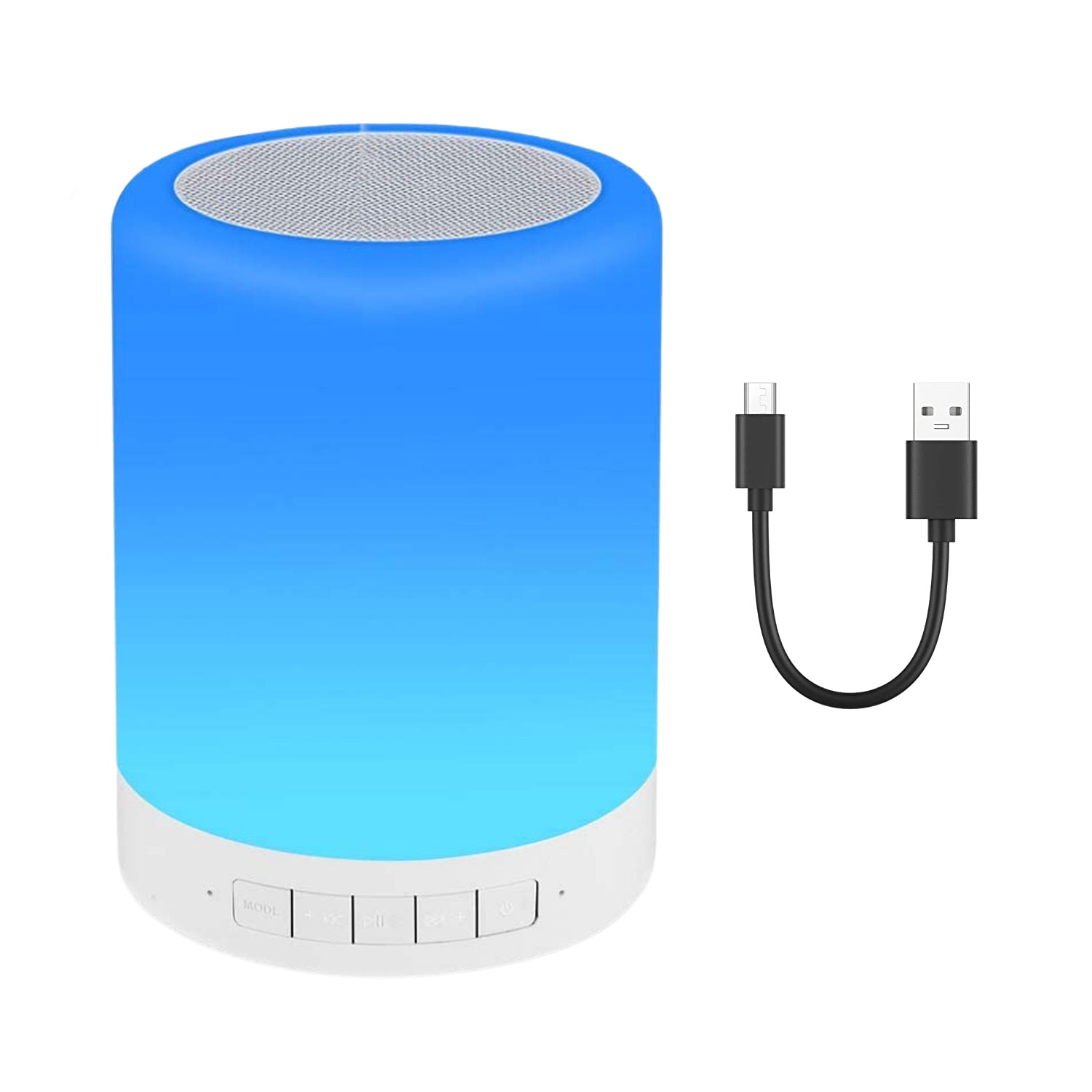 Wireless LED Night Light Touch Lamp with Built-in Speaker
