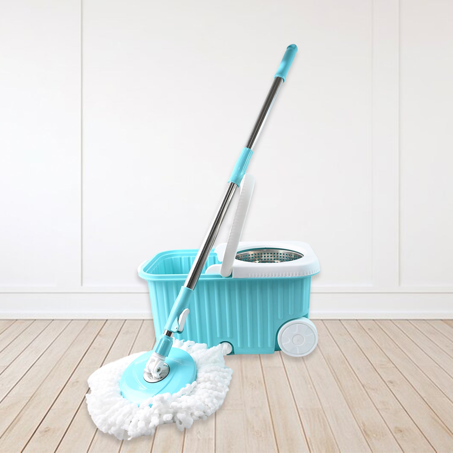Apex Magic 360 Spin Mop System with Stainless Steel Spinner