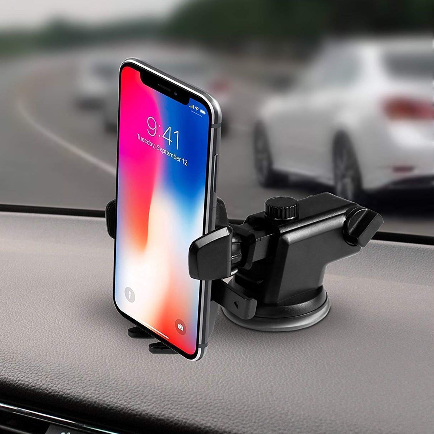 Flexible Car Mount Holder – Adjustable, Multicolor Design
