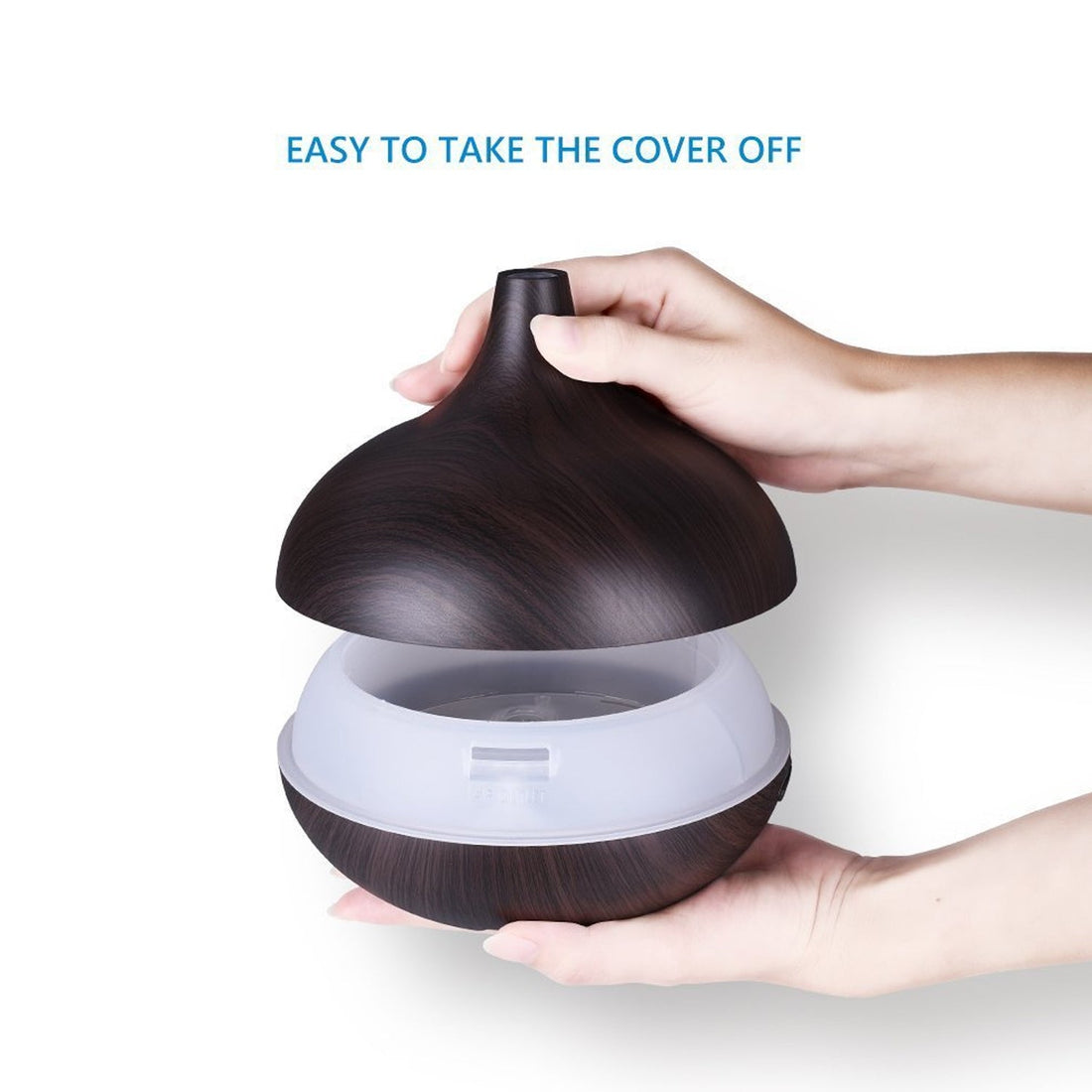 Aromatherapy Humidifier with 7 LED Colors & Remote Control (500ml)