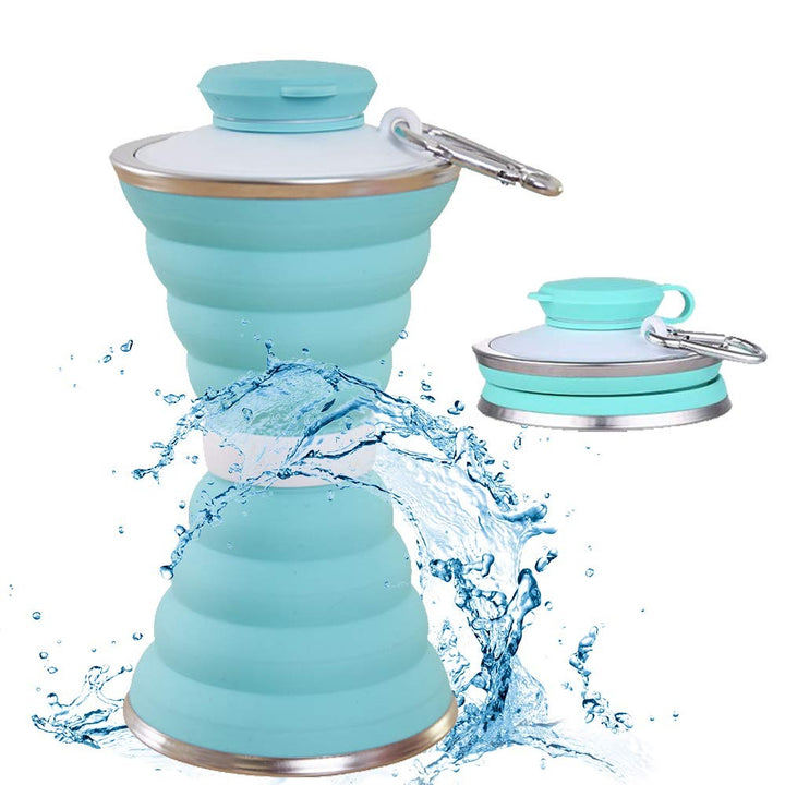 BPA-Free Silicone Travel Water Bottle – Leak-Proof, Collapsible, Refillable