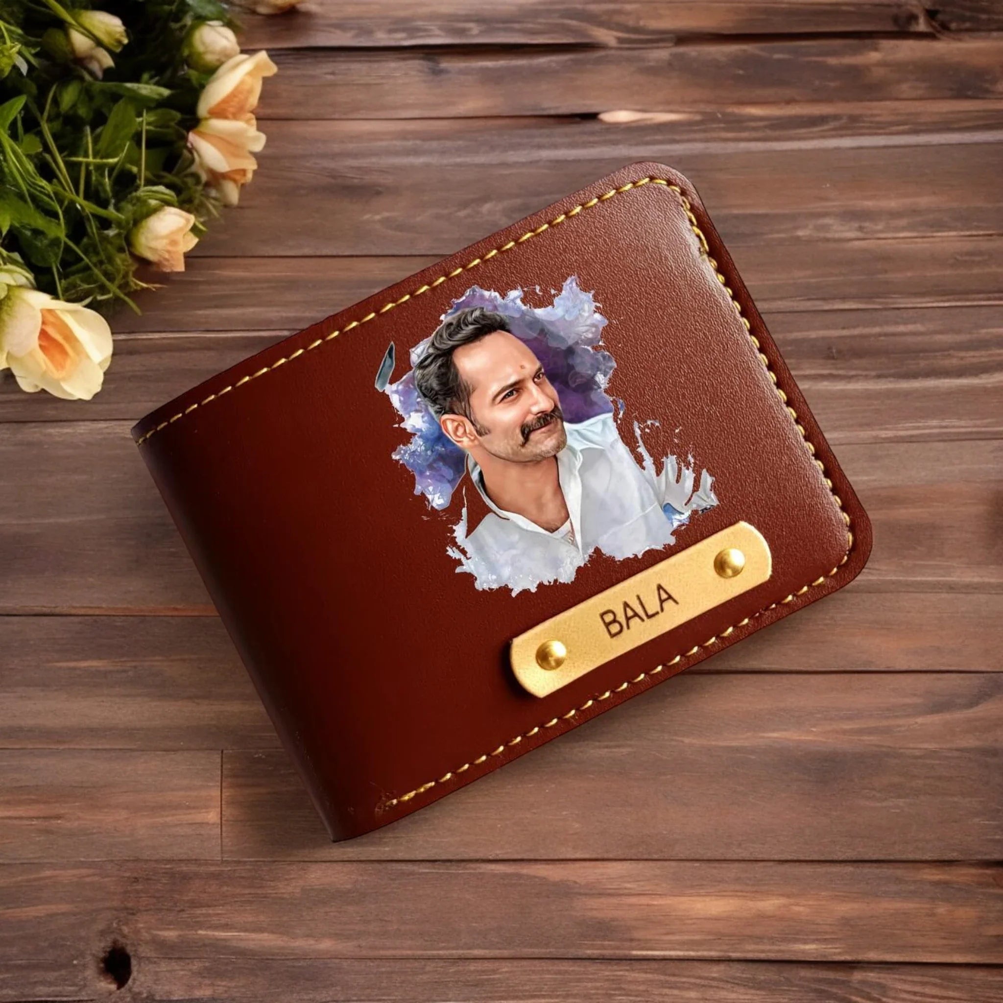 Personalized Photo Wallet – Custom Leather Wallet for Special Gift