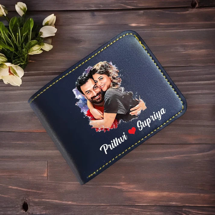 Personalized Photo Wallet – Custom Leather Wallet for Special Gift