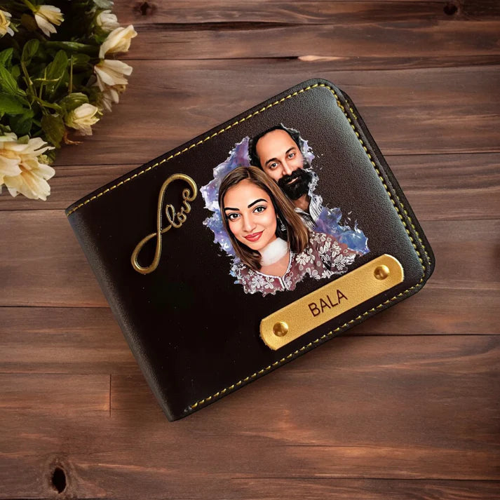 Personalized Photo Wallet – Custom Leather Wallet for Special Gift