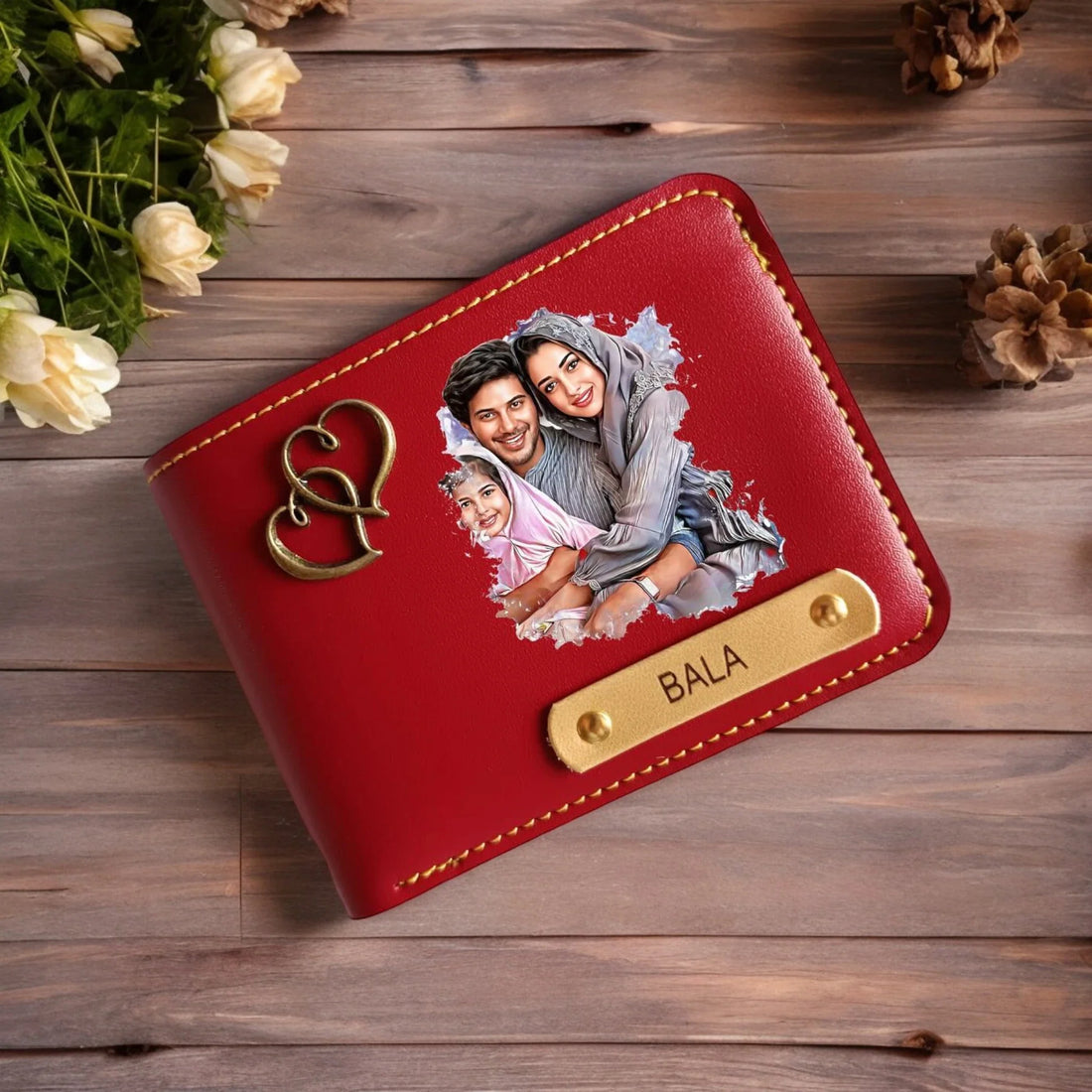 Personalized Photo Wallet – Custom Leather Wallet for Special Gift
