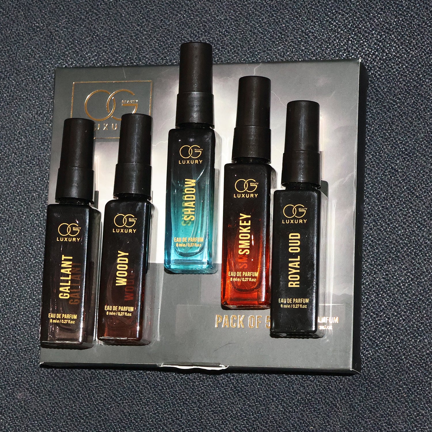 Luxury Perfume Combo Pack – 5 Mini Bottles (8ml Each)