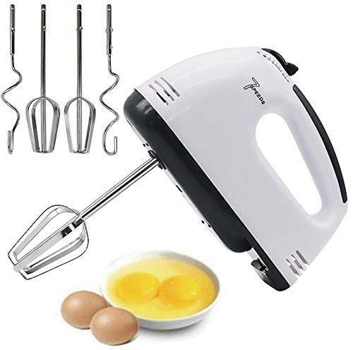 Compact Electric Hand Mixer Blender with Attachments – 7-Speed