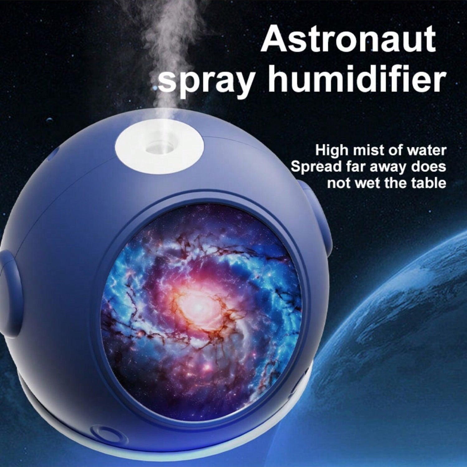 Humidifier Ball Shape Astronaut Design – 110ml Mini Diffuser (1 Pc)