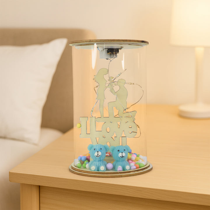 LED Decorative Light Showpiece – Elegant Home Accent (1 Pc)