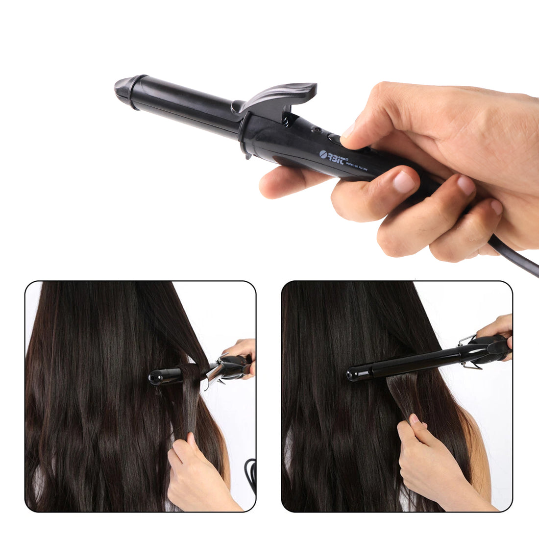 Orbit 2-in-1 Hair Straightener & Curler – Multi-Function (1 Pc)