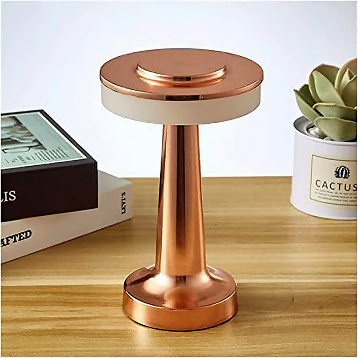 LED Touch Control Desk Lamp – USB Rechargeable, 3 Colors & Dimmable