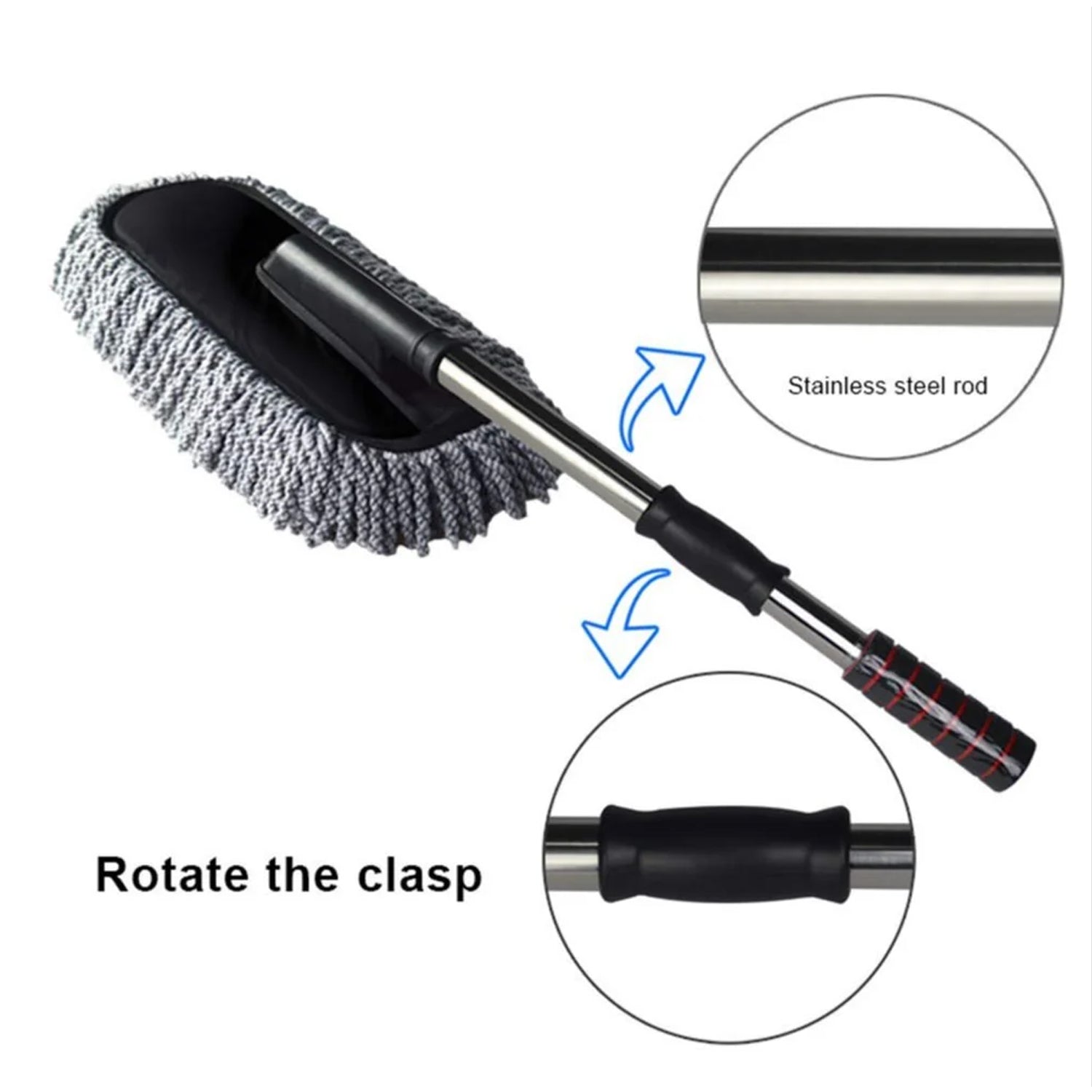 Car Dust Cleaning Brush for Interior & Exterior Detailing (1 Pc)