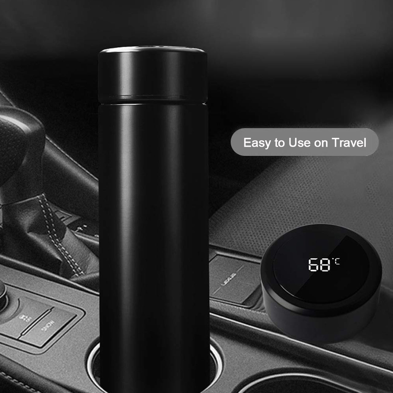 Double Wall Stainless Steel Smart Flask - Water Bottle (B Grade)