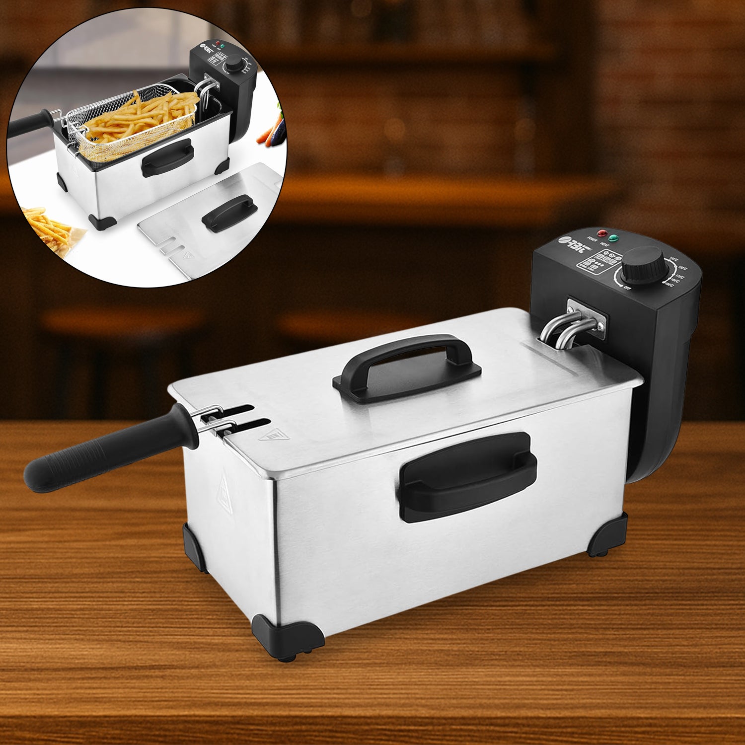 Orbit 2000W Deep Fryer - 3.5L Oil Capacity, Heavy Duty