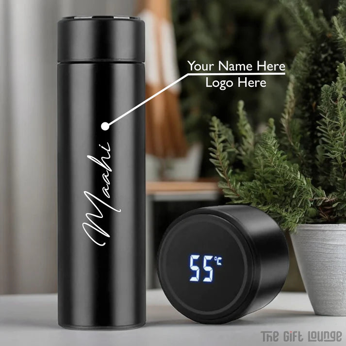 Personalized Temperature Bottle – Custom Hot & Cold Flask Gift
