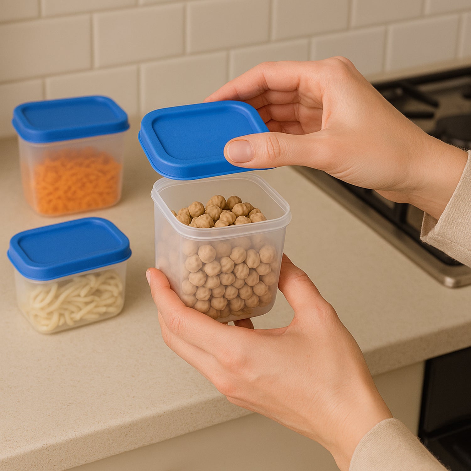 Apex Glory Plastic Storage Box Set (4 Pieces)