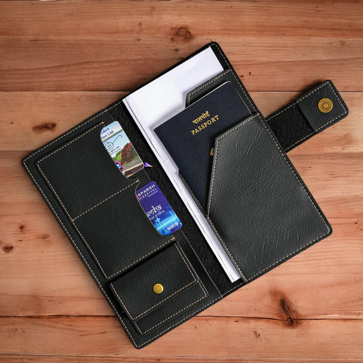 Premium Unisex Travel Wallet – Stylish Passport & Card Holder