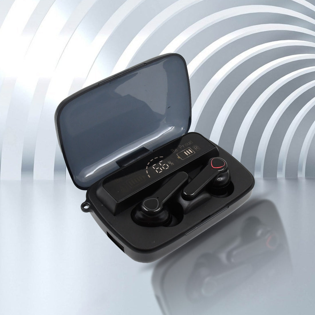 Wireless Bluetooth Earbuds with Mic, Deep Bass & Charging Case