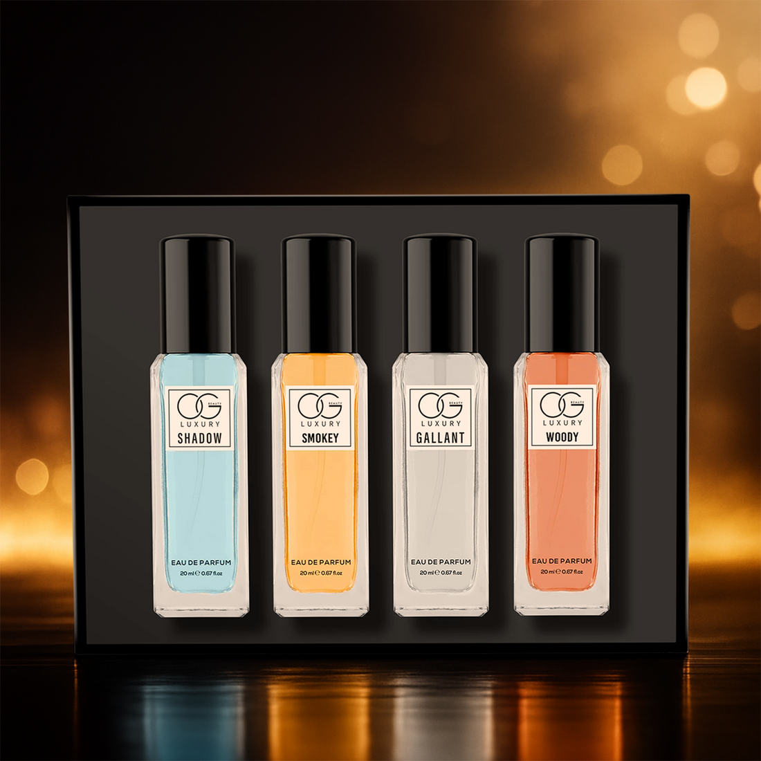 Luxury Mini Perfume Gift Set – 4 Fragrances (20ml Each)