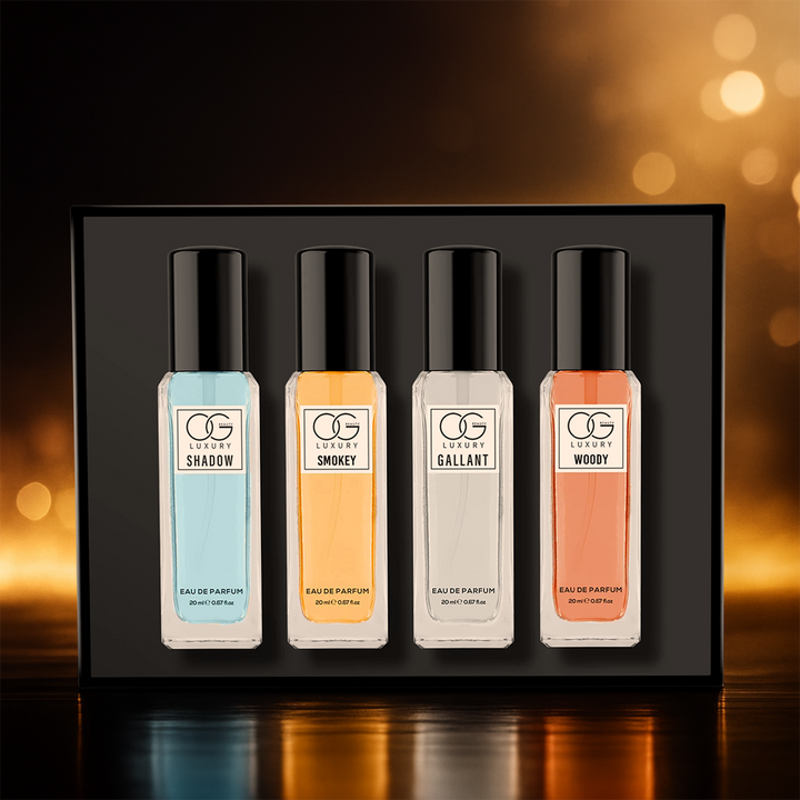 Luxury Mini Perfume Gift Set – 4 Fragrances (20ml Each)
