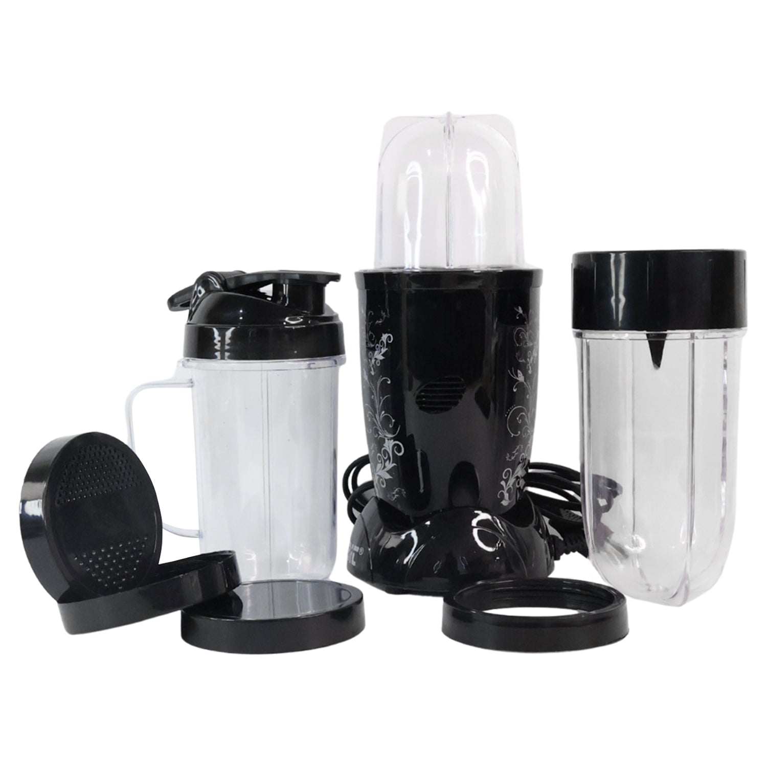 Orbit Bullet Mixer Grinder – 400W with 3 Jars for Quick Blending