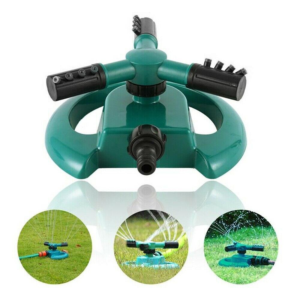 360° Rotating Water Sprinkler – 3-Arm Garden Irrigation System