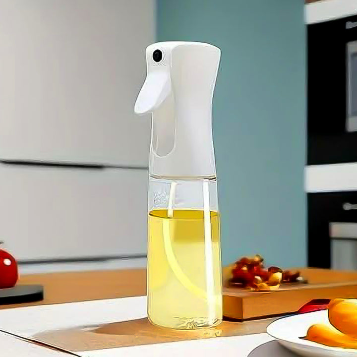 Plastic Oil Spray Bottle – Versatile Kitchen Gadget, 250ml (White Box)