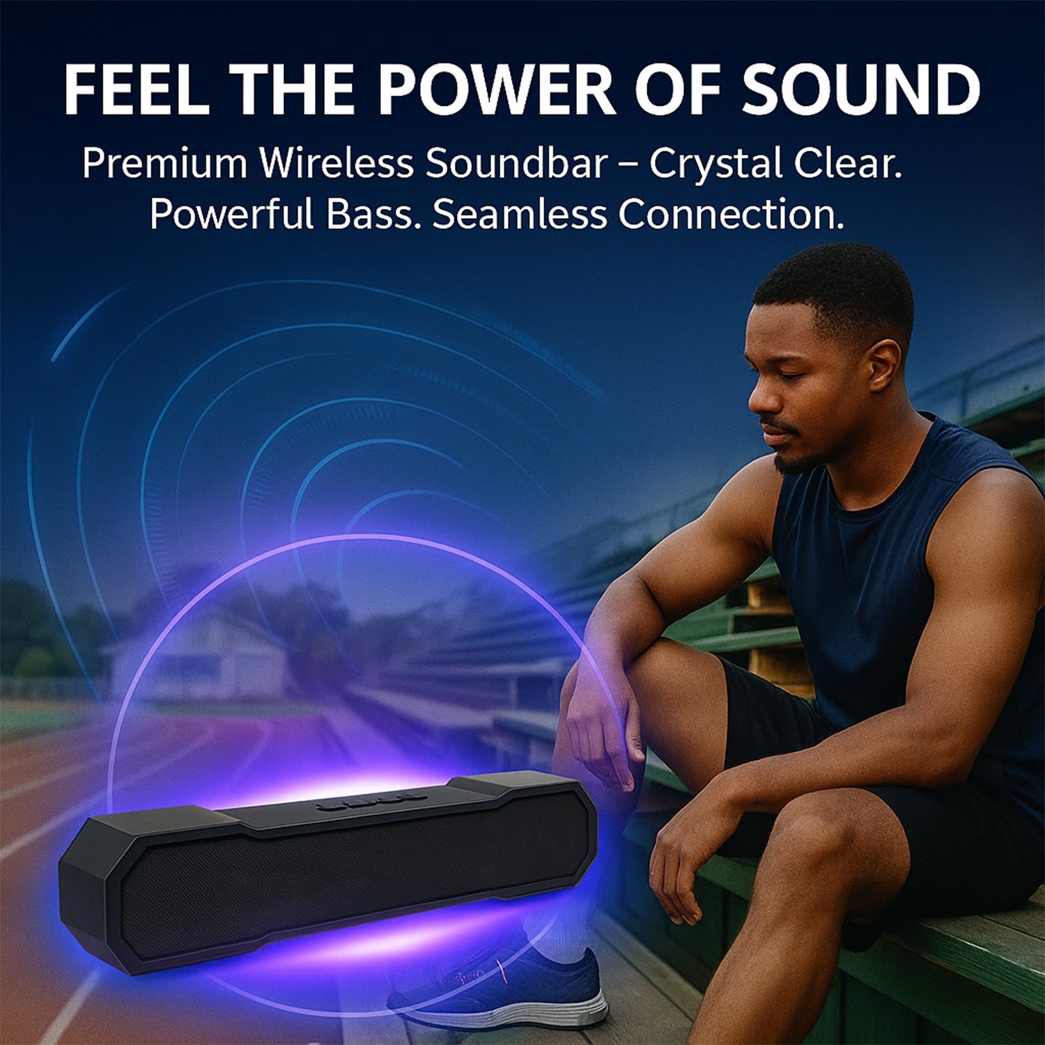 Portable 3D Sound Wireless Bluetooth Speaker for Music Lovers